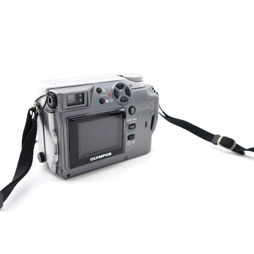 Vtg Olympus Camedia C-4000 4MP Digital Camera Point Shoot Tested Y2k‎ Low Res
